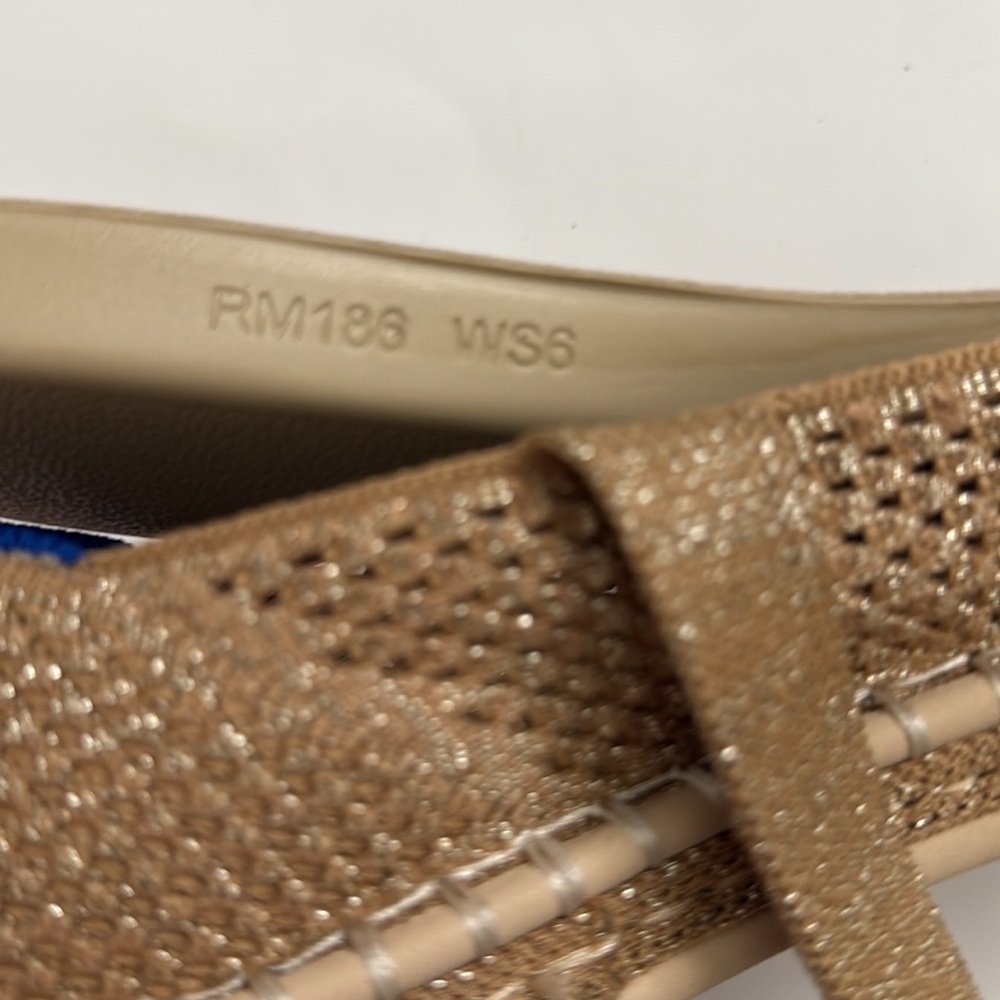 Rothy's Metallic Golden Sun Espadrille Mary Jane - Metallic Gold - Picture 9 of 9